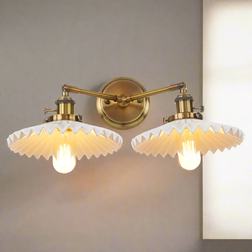 ElegantGlow – Luxury Ceramic Wall Lamp with Dual Lighting