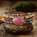 Enchanting Winnie Wrap Bracelet with Unique Gemstones | A Magical Piece for Your Style