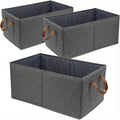 ChicOrganize - Elegant Foldable Storage Baskets Set of 3