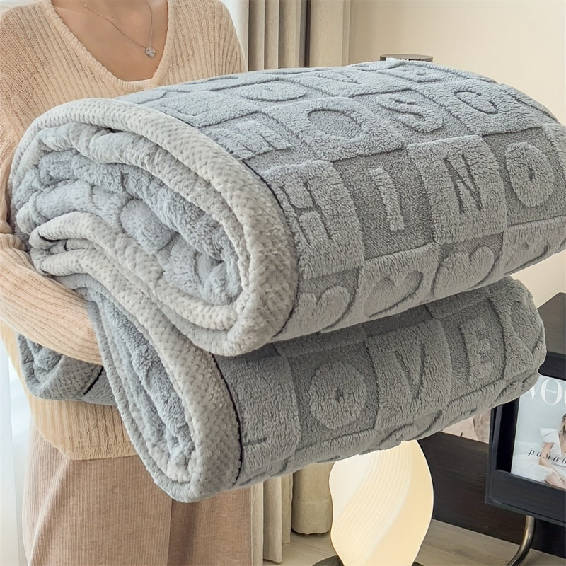 Stijlvolle Coral Fleece Deken voor Ultiem Comfort