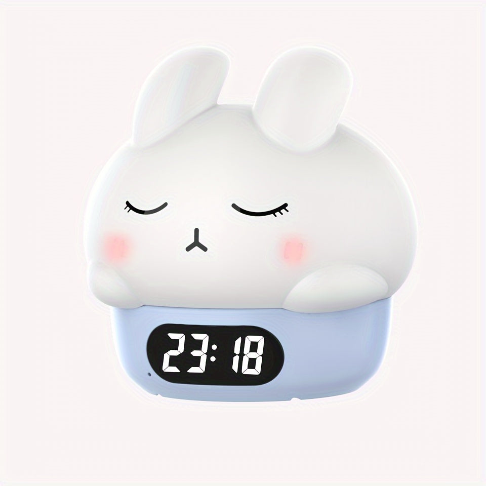 GlowTime Alarm Clock - Compact USB Rechargeable Travel Alarm