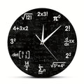 MathMirror Clock - Modern Acrylic Wall Clock with Formulas