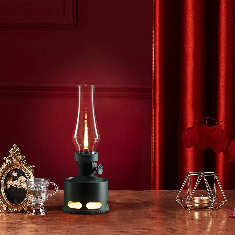 NostalgiaLamp - Vintage LED Lantern for Atmospheric Evenings