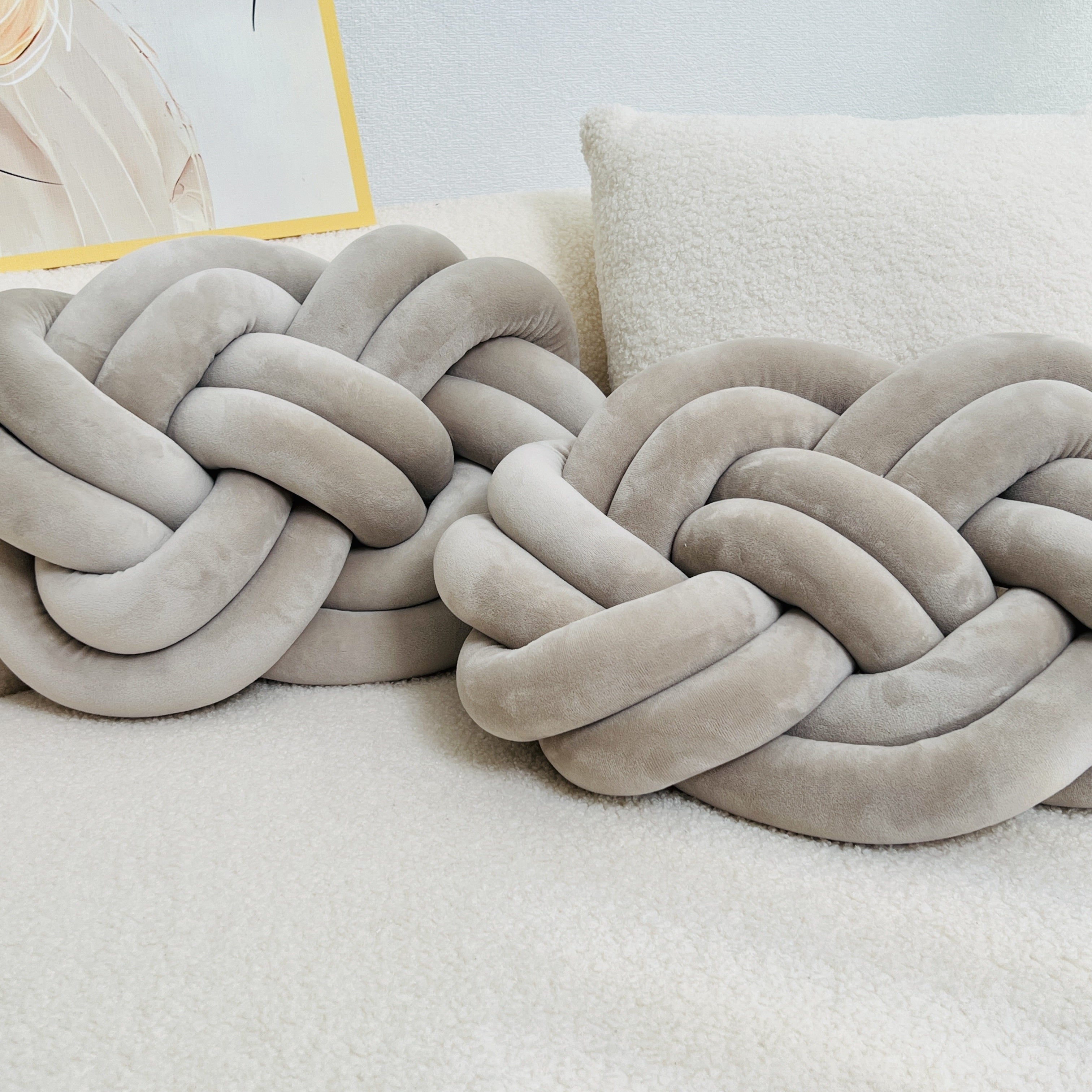 ComfortCloud Cushions - Luxury Plush Cushions with Button Design