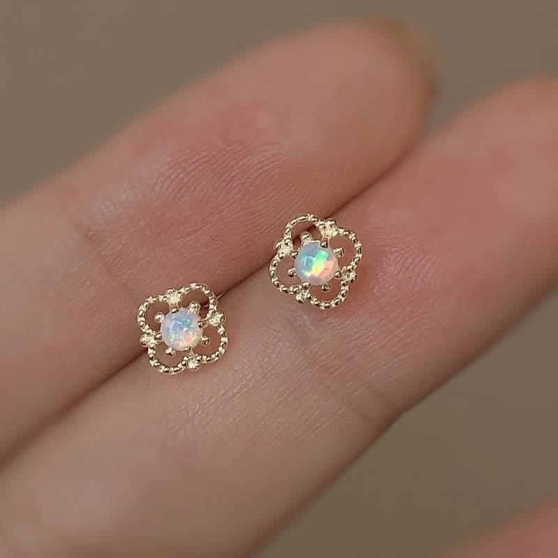 Charming Vintage Opal Earrings - Seraphina Collection