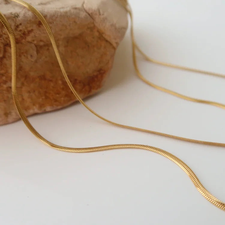 Elegant Slim Snake Chain - Isis