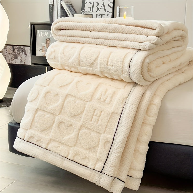 Stijlvolle Coral Fleece Deken voor Ultiem Comfort