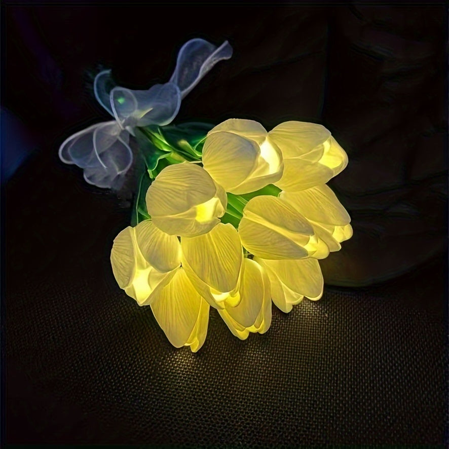 LumiBloom – 10x Tulip LED Table Lamp Bouquet