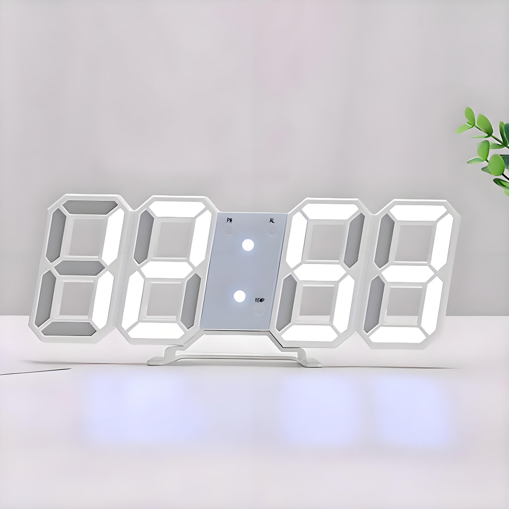 DigiTime Clock – LED 3D Clock with Calendar & Temperature