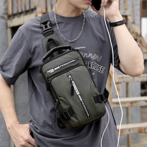 SecureNylon – Waterproof Anti-Theft Shoulder Bag