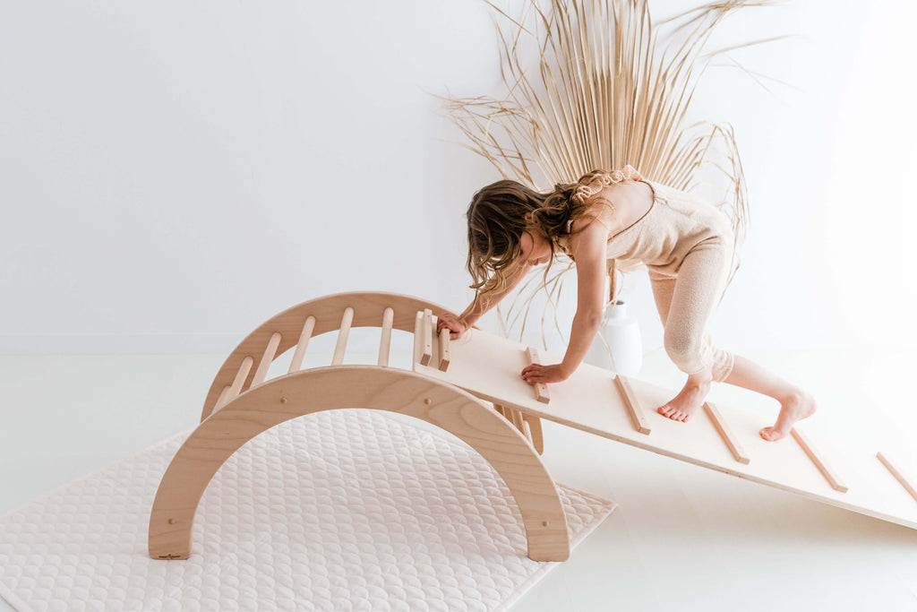 ClimbingArc Kids Toy - Educational Wooden Play Equipment