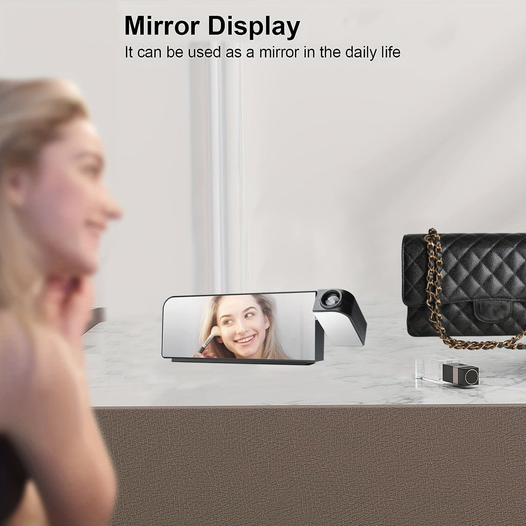 ProjectTime – Stylish Digital LED Alarm Clock with Mirror