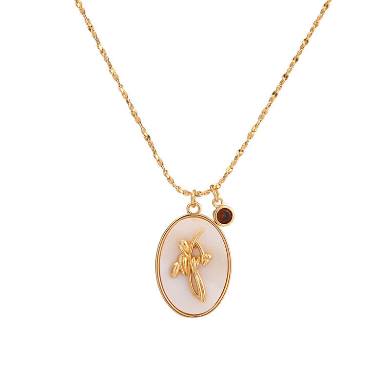 Aurora Birthstone and Birth Flower Necklace – A Personal Piece of Jewelry for My Loved Ones