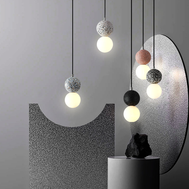 Aurora Glow - Luxury LED Pendant Light in Black/White