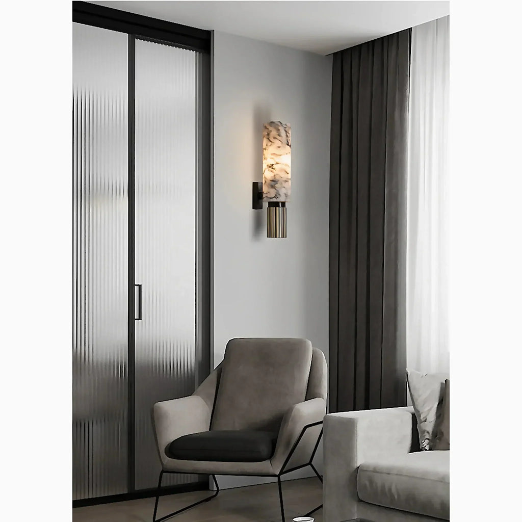 Stylish Marble Wall Lamp - For a Luxurious and Atmospheric Interior