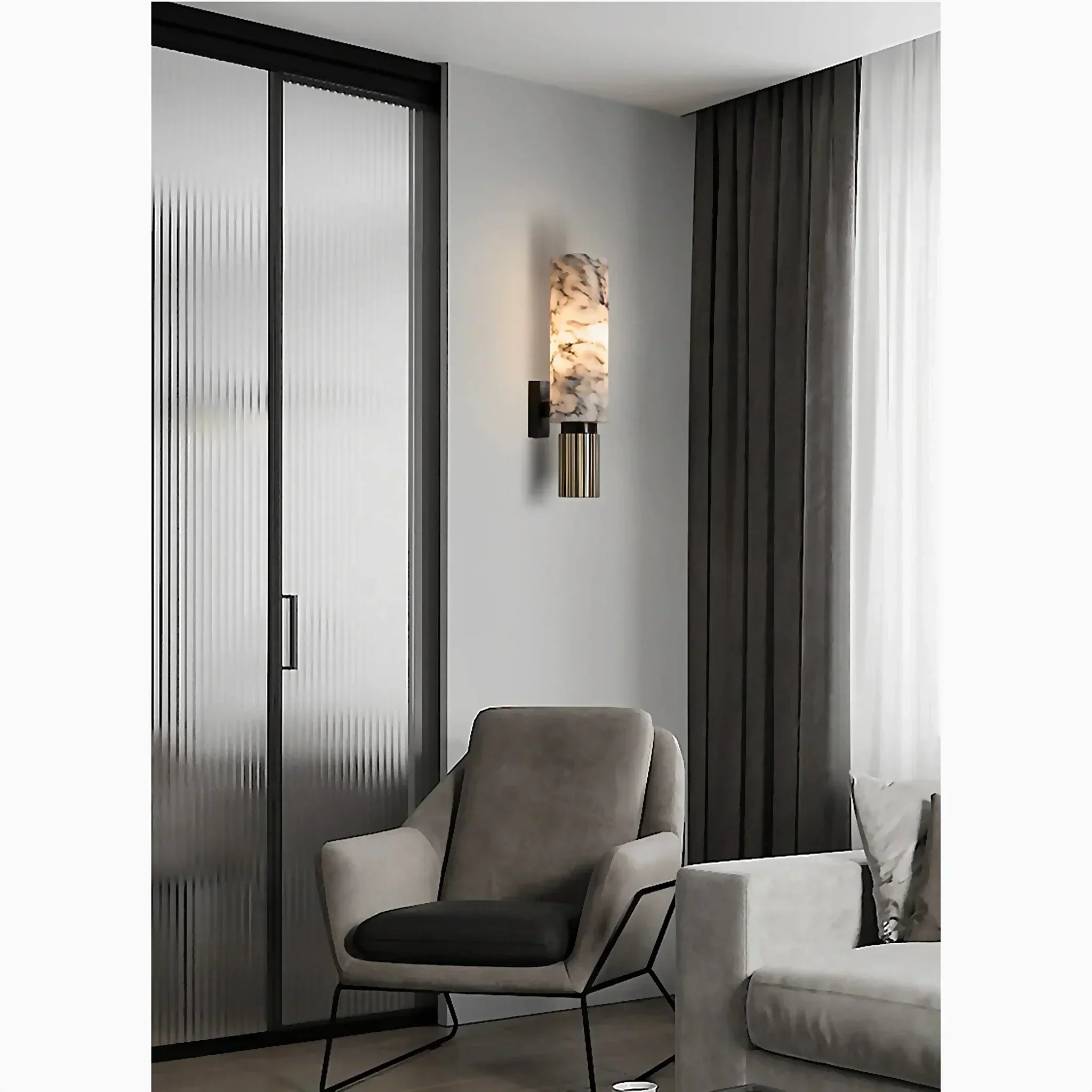 Stylish Marble Wall Lamp - For a Luxurious and Atmospheric Interior