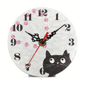 PurrTime Clock – Stylish Silent Cat for Wall