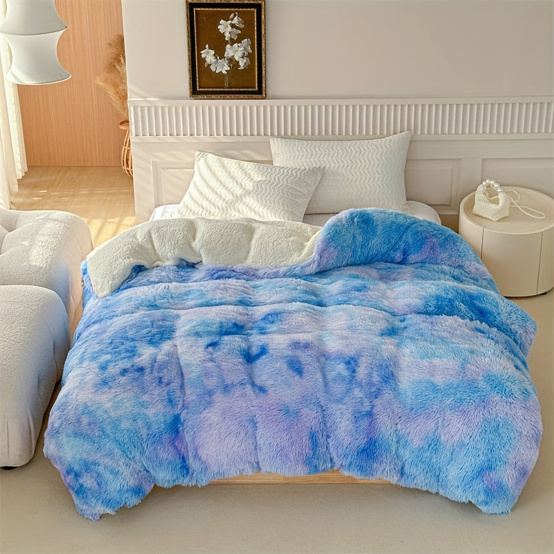 Luxurious Thick Lambskin Blanket for Warmth and Elegance