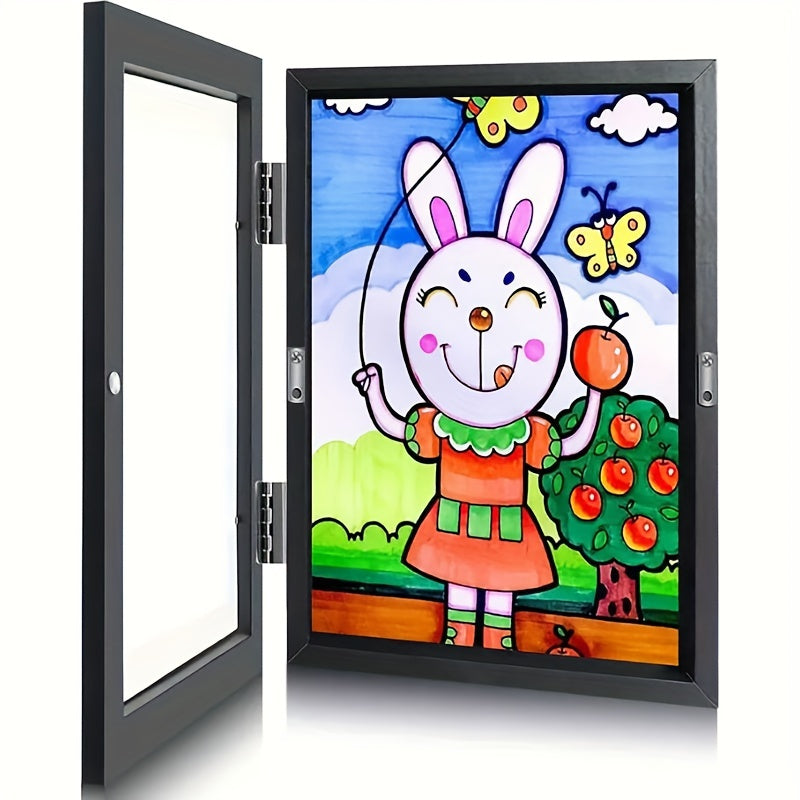 KidArtFrame – Cartoon Kids Picture Frame with Wooden Frame