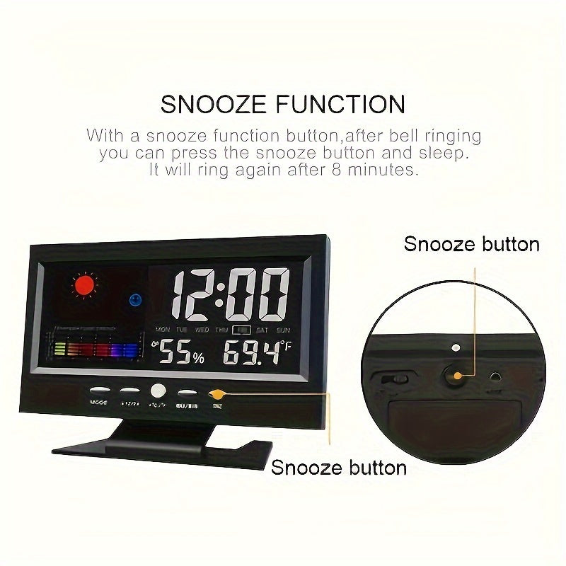 SilentTime Clock – Stylish Digital Weather Station and Climate Monitor
