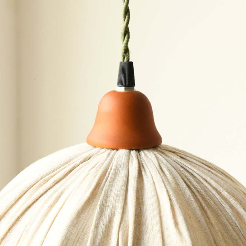EcoChic Pendant - Stylish Scandinavian Fabric Pendant Lamp
