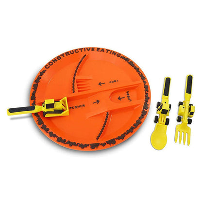 ConstructoFork – Tough Construction-Themed Cutlery Set for Kids