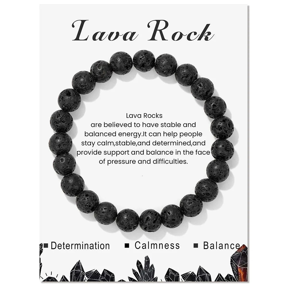 Aria: Natural Crystal Bracelet for Healing Energy