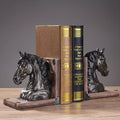 Equestrian Elegance - Horse Head Bookends for Interior