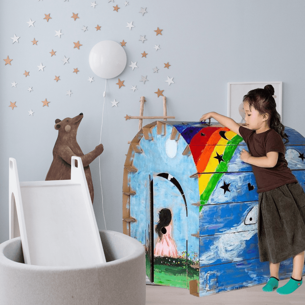 Montessori Creative Cardboard Set - DIY Figures Building and Playing