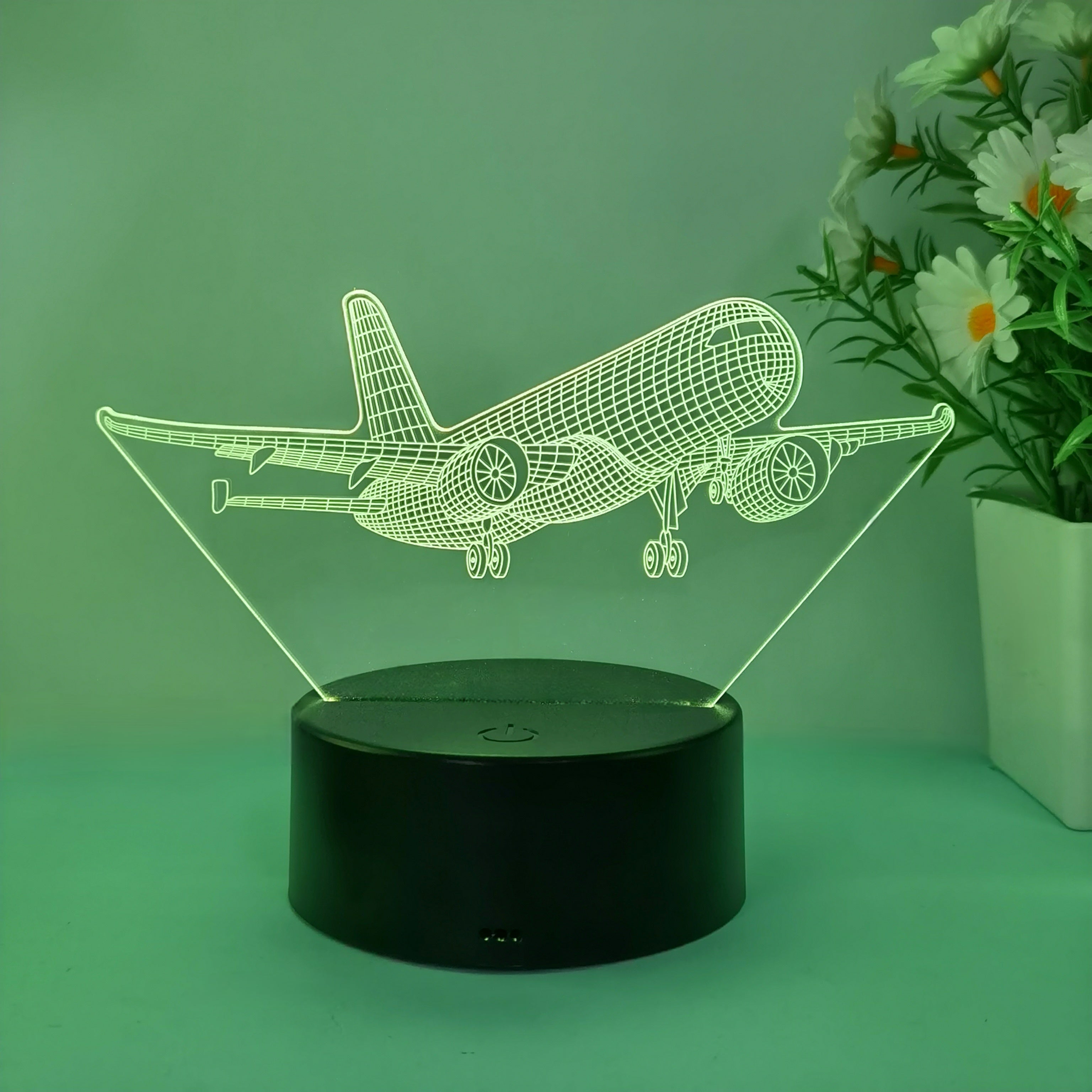 SkyGlow – 3D Airplane LED Night Light with USB