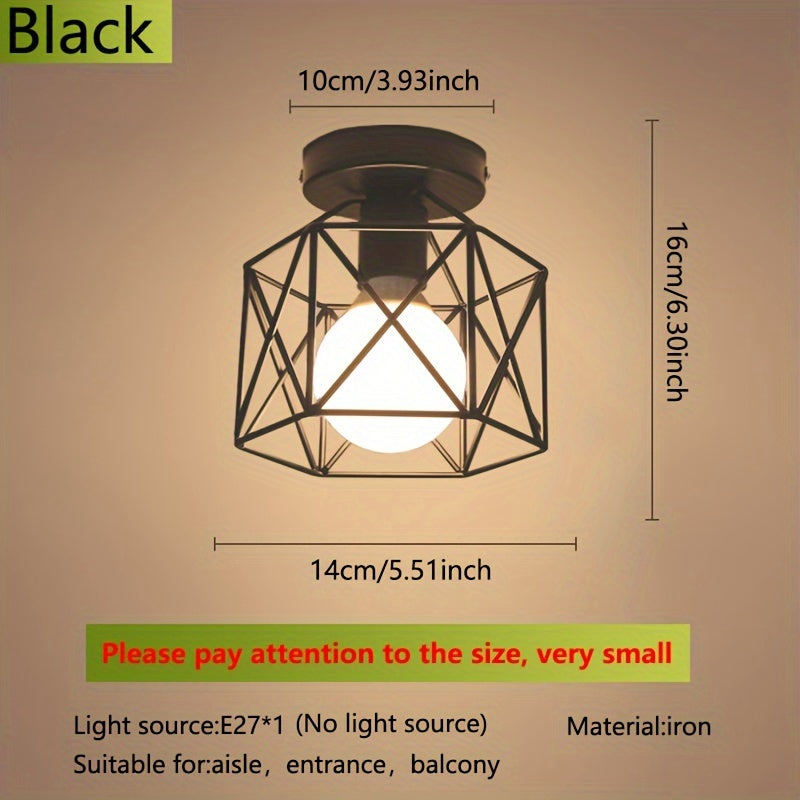 NordicLight - Minimalist Black Ceiling Light for Kitchen