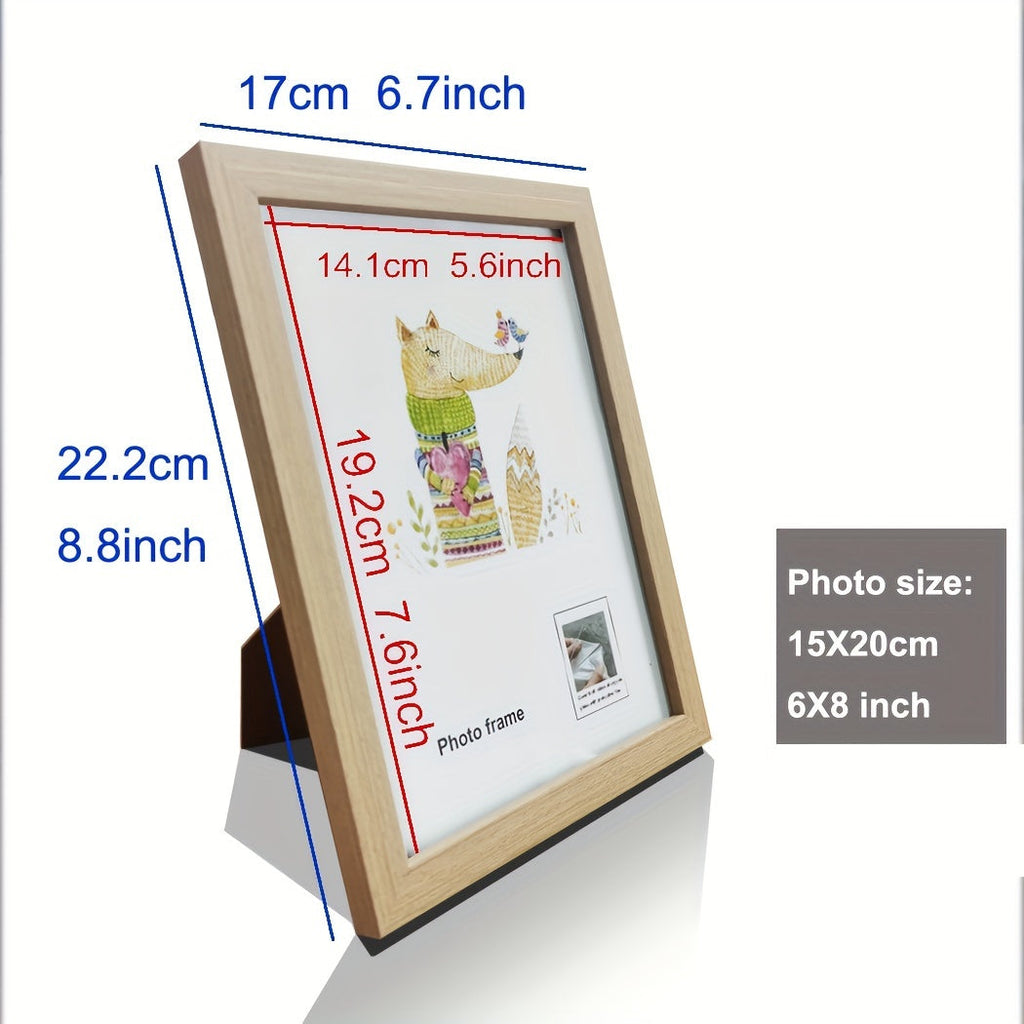 TimelessWood – Classic Wooden Photo Frame for Memories