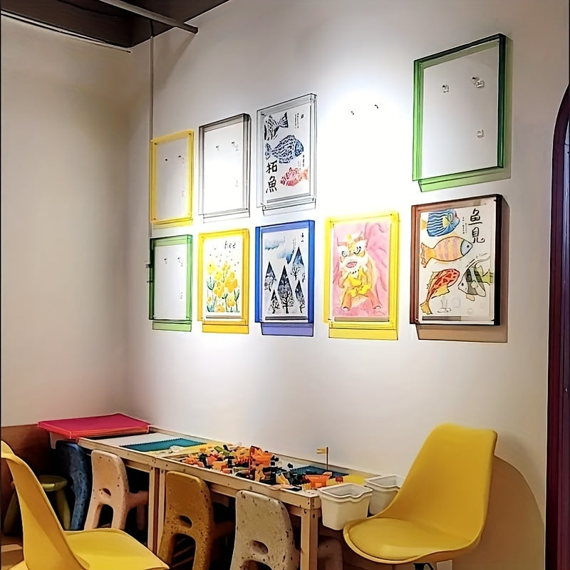 VividFrame – Colorful Transparent Photo Frame for Wall and Table