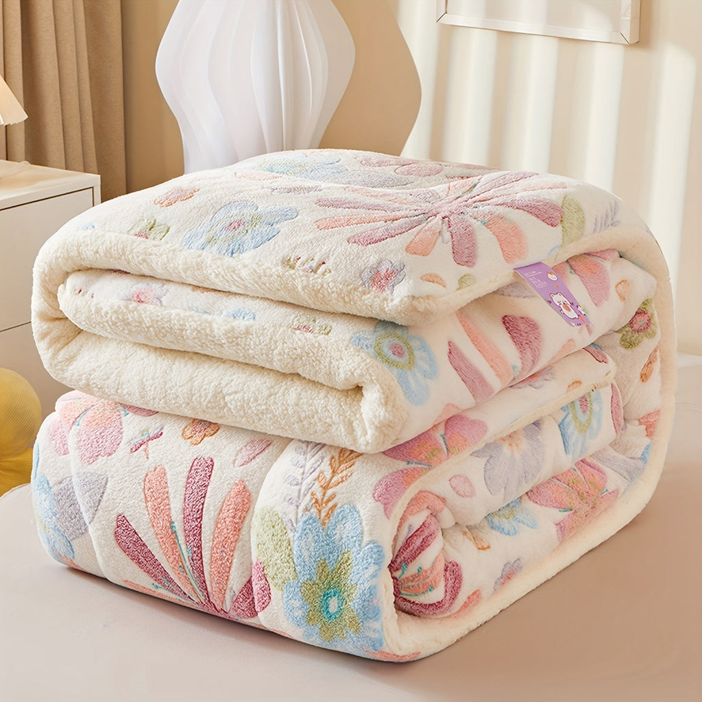 FloralDream – Soft Fleece Winter Duvet