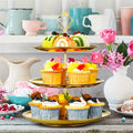 SteelTower - Elegant Triple Serving Bowl for Parties