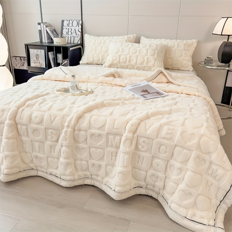 Stijlvolle Coral Fleece Deken voor Ultiem Comfort
