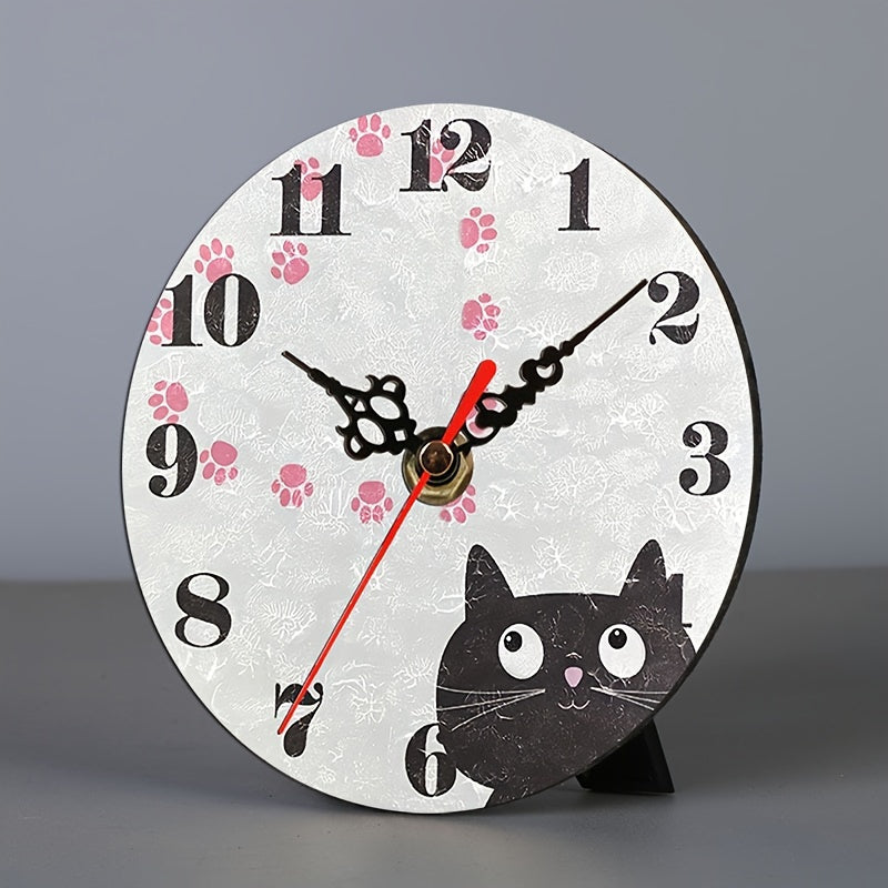 PurrTime Clock – Stylish Silent Cat for Wall