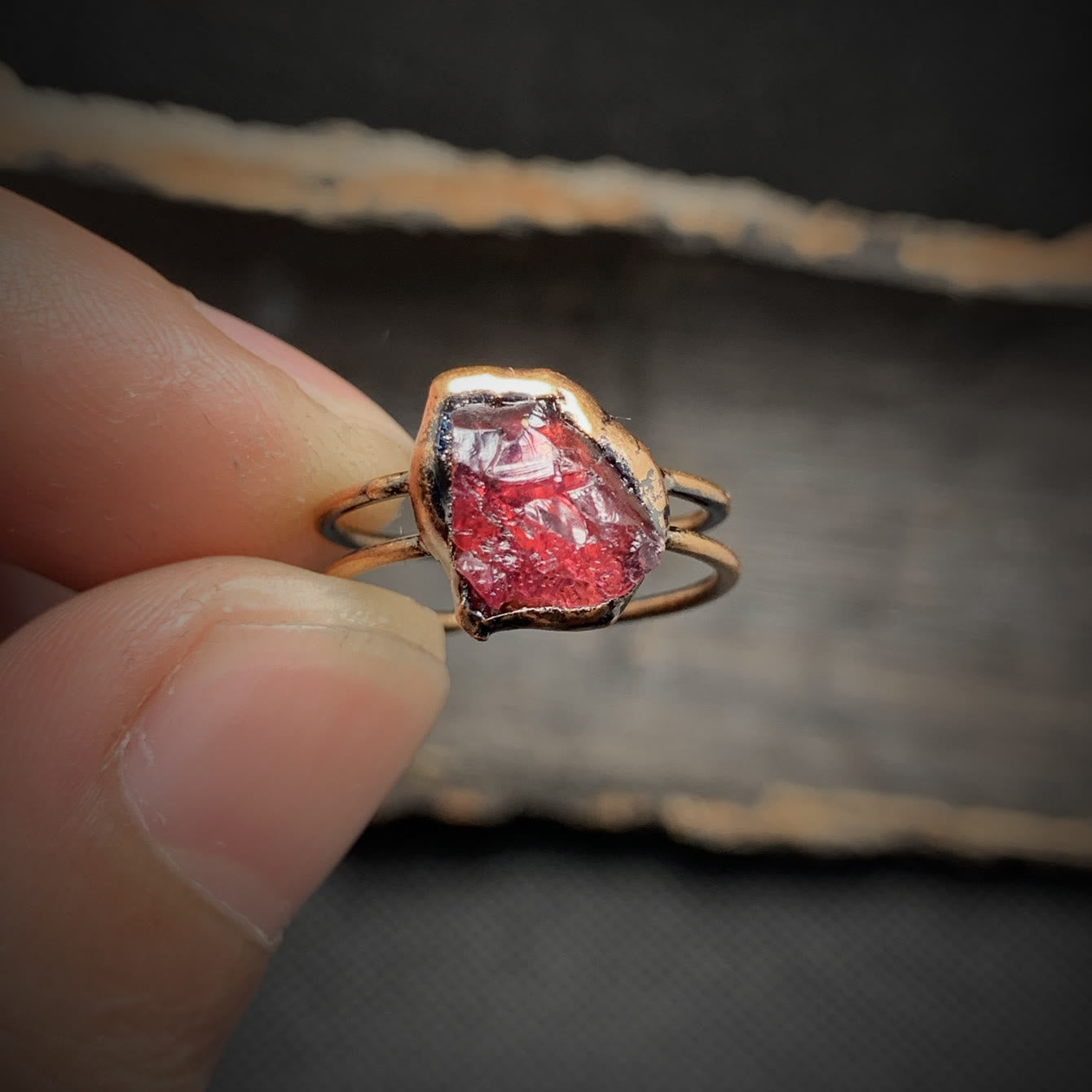 Elegant Natural Birthstones Ring - Selina