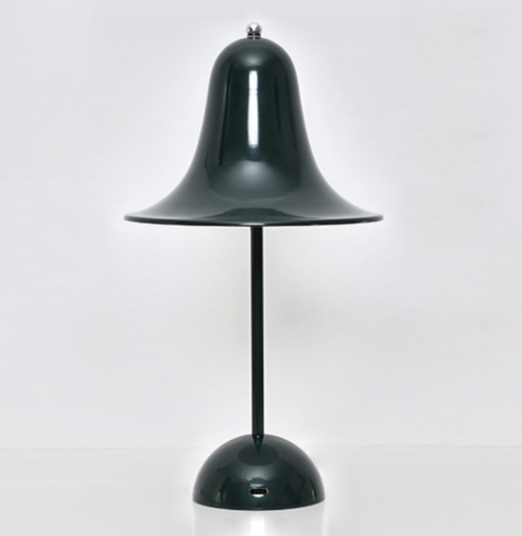 Classic Cap Cordless Table Lamp - Timeless Design and Long-Lasting Battery