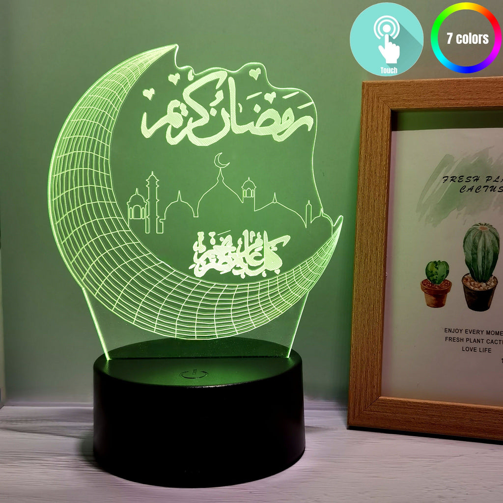 MoonPalace - 3D Colour Night Light Touch