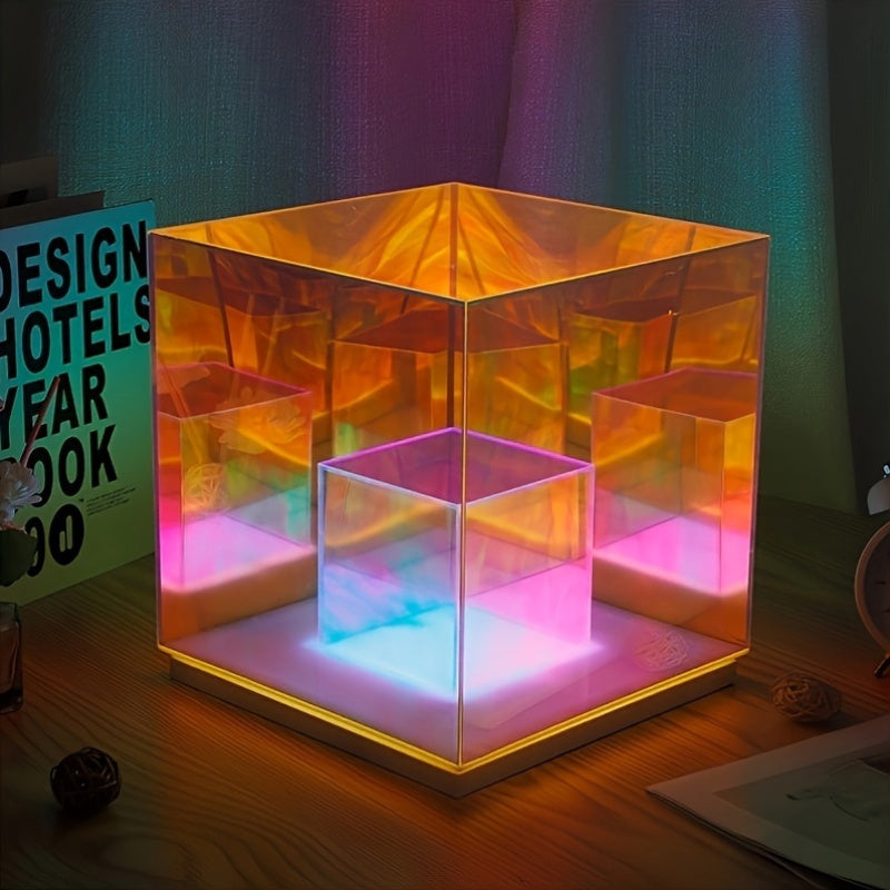 LumiSky - Adjustable Starry Sky Geometric Table Lamp