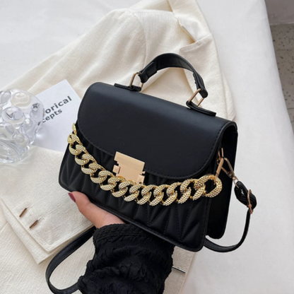 GemmaBag - Elegant Chain Handbag for Evening Out