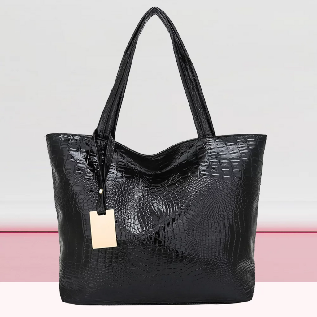 IsabellaBag - Luxury Shoulder Bag with Crocodile Print