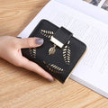 GoldenLeaf – Luxury Leather Wallet with Leaves