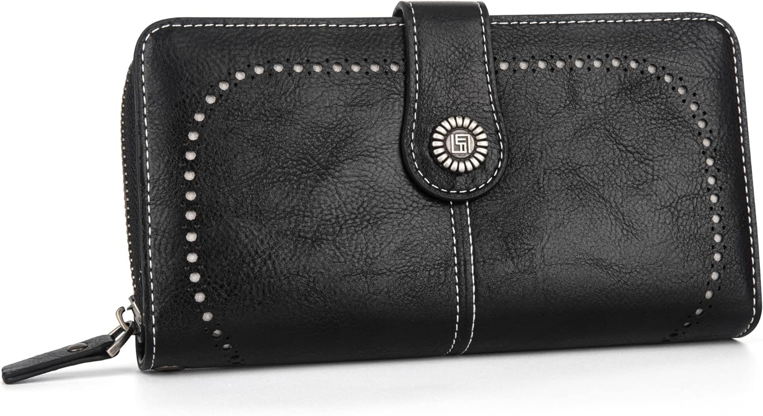 LeatherMax - Stylish Leather Wallet with Wrist Strap