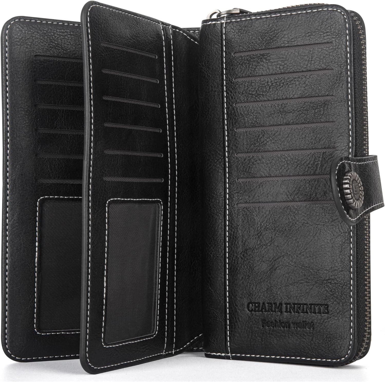 LeatherMax - Stylish Leather Wallet with Wrist Strap
