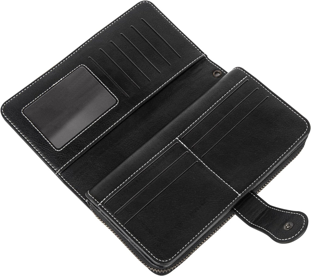 LeatherMax - Stylish Leather Wallet with Wrist Strap