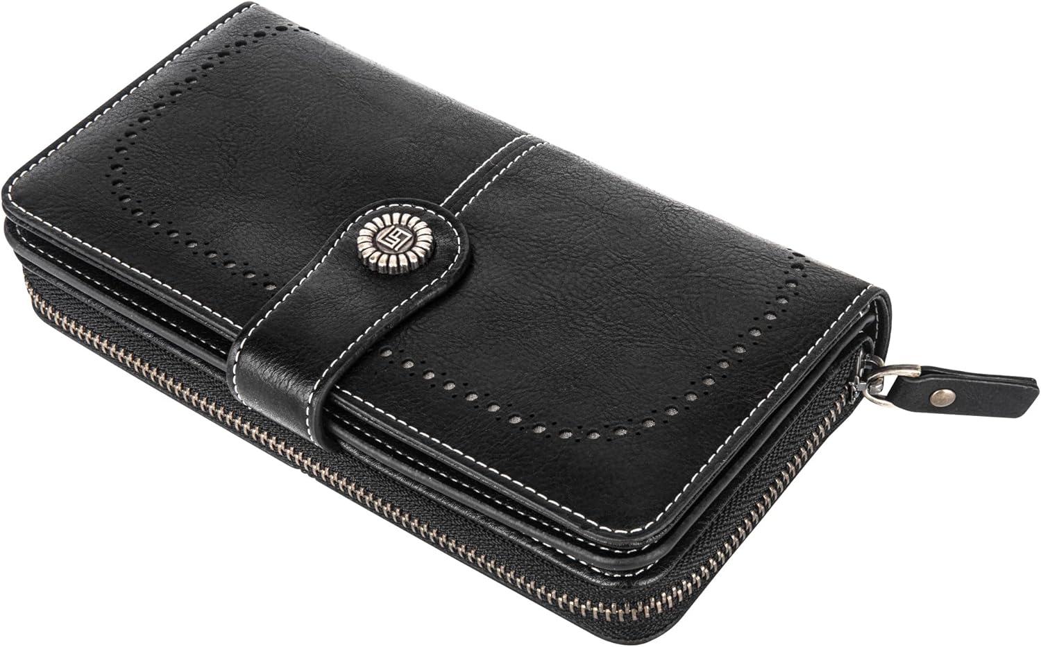 LeatherMax - Stylish Leather Wallet with Wrist Strap