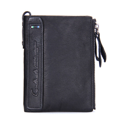 CompactWallet - Stylish double zip wallet