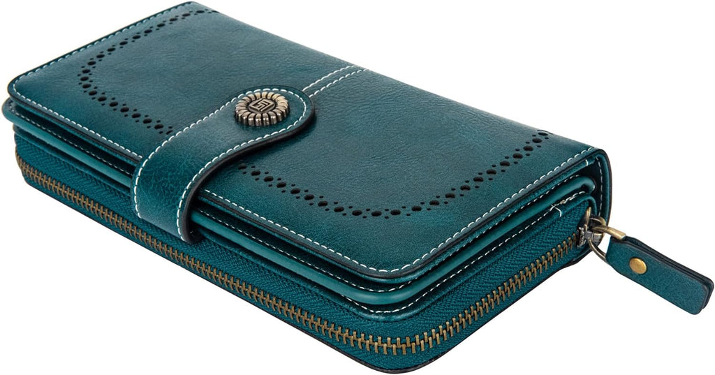 LeatherMax - Stylish Leather Wallet with Wrist Strap